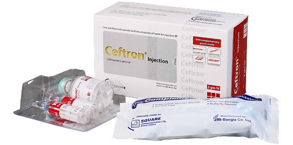 Ceftron 2 gm/vial
